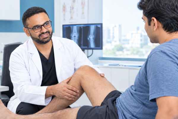 Orthopedic consultation for knee pain at Boneplus Hospital Ahmedabad